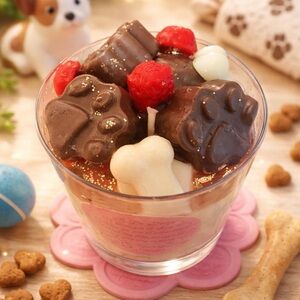 Puppy Parfeit Dessert Candle
